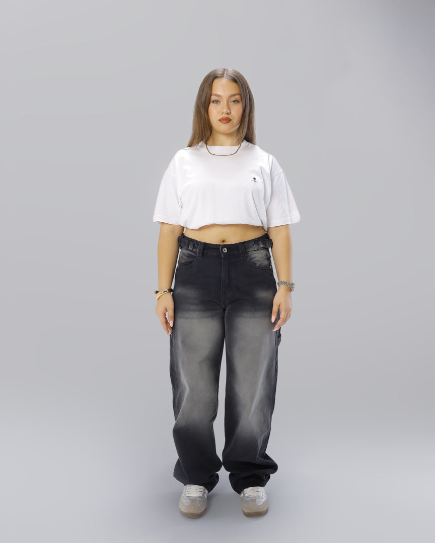 Adjustable Balloon Fit Carpenter Jeans