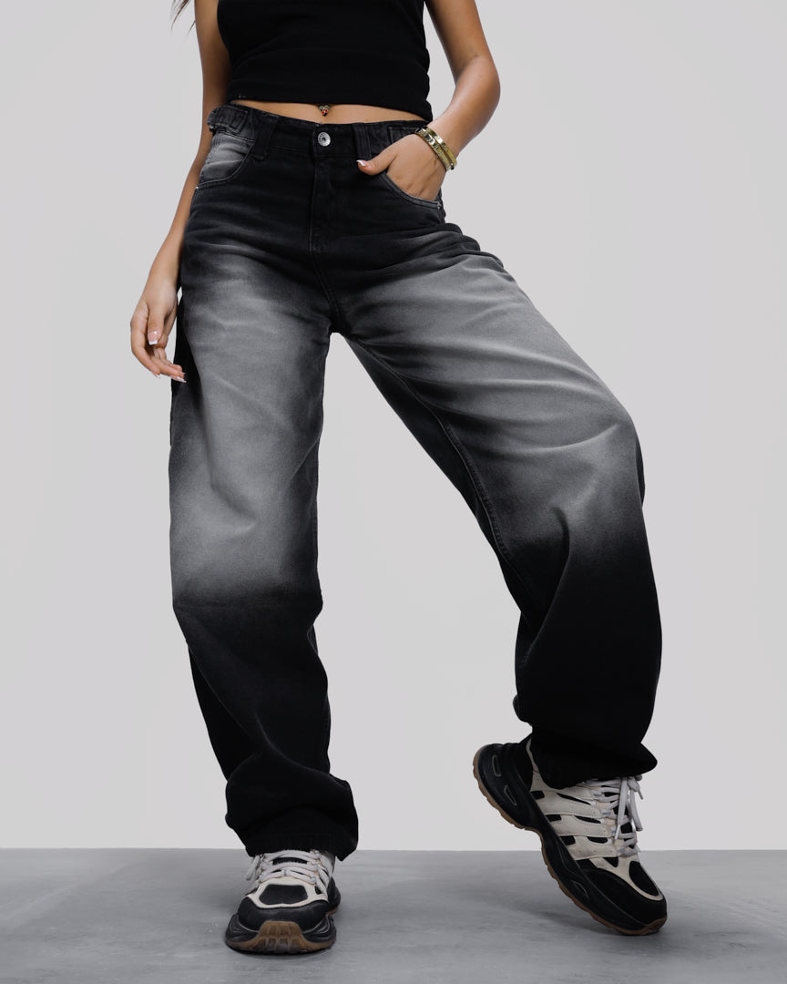 Adjustable Balloon Fit Carpenter Jeans